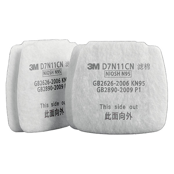 3M Filter, D7000, White, Push to Connect, 3M(TM) Secure Click(TM) D8000 Series Cartridges - D7N11