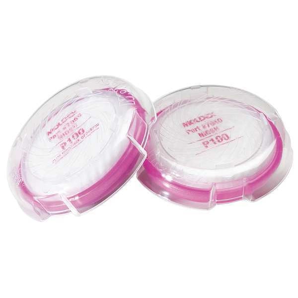Moldex Disk Filter Cover, Clear, Snap in Gasket, Moldex 7000/7800/9000 Series Reusable Respirators - 7999