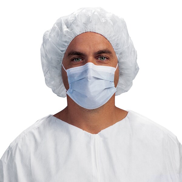 Kimtech Disposable Respirator, Flat-Fold, Dual, Non-Adjustable, Metal Nose Clip, Universal, 50 PK - 62692