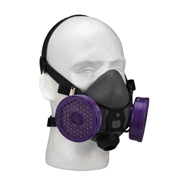 Forney P100 High Efficiency Dual Cartridge Half Mask Respirator - 55905