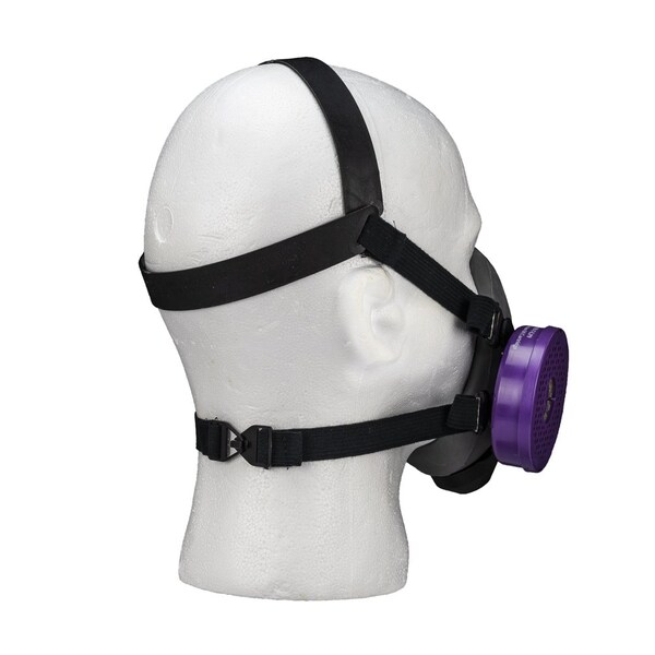 Forney P100 High Efficiency Dual Cartridge Half Mask Respirator - 55905