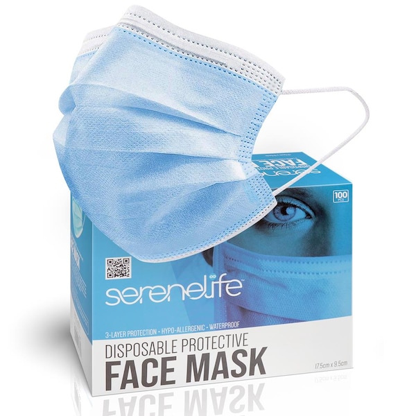 Serenelife Mask(Adults), SL3PLY100 - SL3PLY100