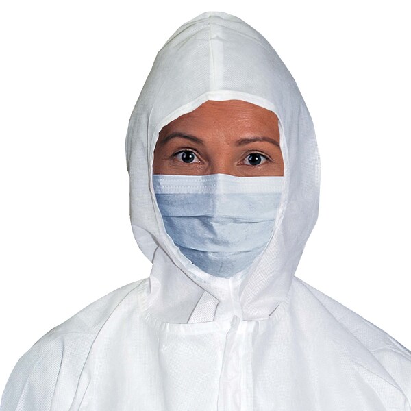 Kimtech Disposable Respirator, Flat-Fold, Adjustable, Metal Nose Clip, Universal, 50 PK - 62742