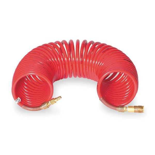 Bullard Coiled Airline Hose, 50 ft. L, Nylon - V55030