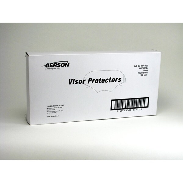 Gerson Full Face, Protective Lens Film , 100-count, case of 4, 400PK - 08711122