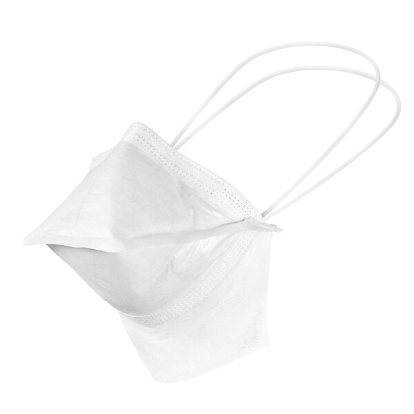 Kimtech Disposable Respirator, Flat-Fold, Dual, Non-Adjustable, Metal Nose Clip, Universal, 20 PK - 62483