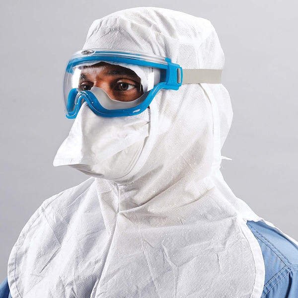 Kimtech Disposable Respirator, Flat-Fold, Dual, Non-Adjustable, Metal Nose Clip, Universal, 20 PK - 62483