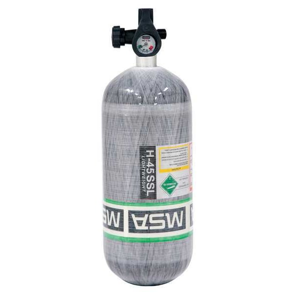 Msa Safety SCBA Cylinder, 4500 psi, 9.8 lb - 807570-SP