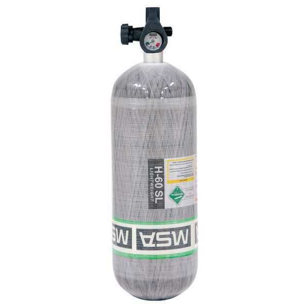 Msa Safety SCBA Cylinder, Carbon Fiber, Gray, 4500 psi - 10127946-SP