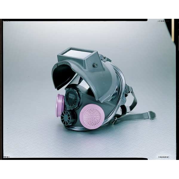Honeywell North Full Face Respirator, 7600 Series, Not Rated, Threaded, Size M/L 0 Cartridges Included - 760008AW