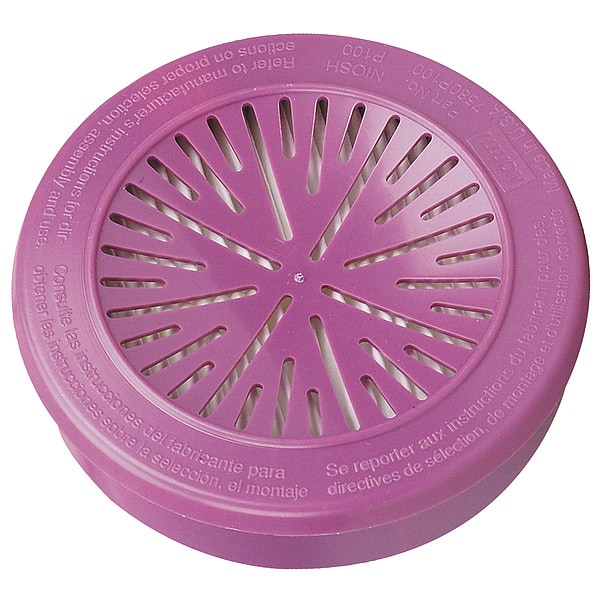 Honeywell North Filter, N, Magenta, Threaded, North(TM) Half and Full Facepieces - 7580P100