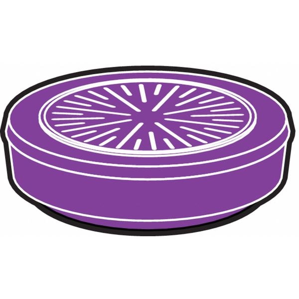 Honeywell North Filter, N, Magenta, Threaded, North(TM) Half and Full Facepieces - 7580P100