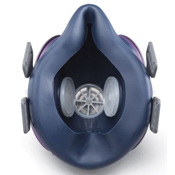 Miller Electric Half Mask Respirator Kit, LPR-100 Series, Organic Vapor (OV), P100, Push to Connect, Size M/L - ML00995
