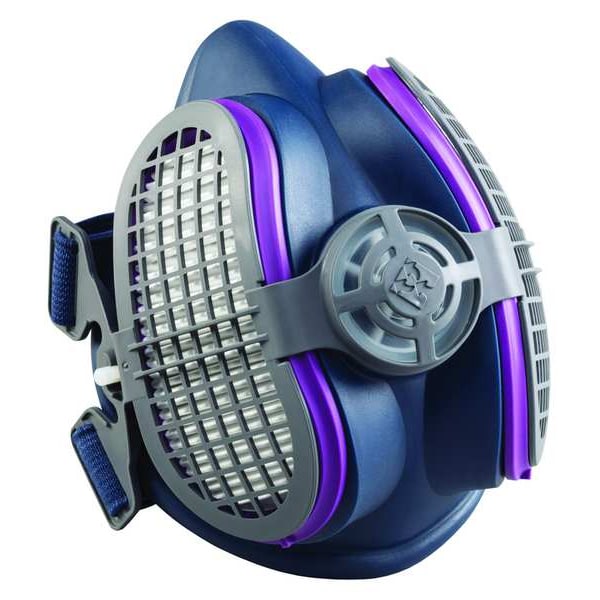 Miller Electric Half Mask Respirator Kit, LPR-100 Series, Organic Vapor (OV), P100, Push to Connect, Size M/L - ML00995