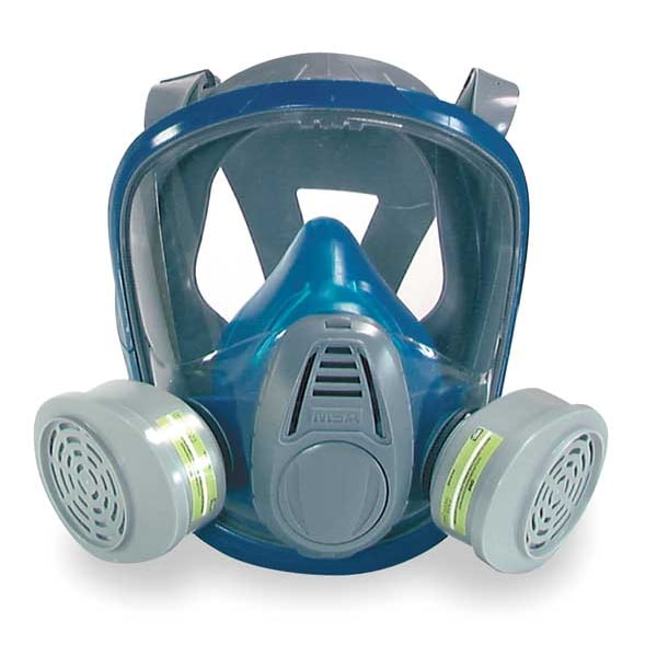 Msa Safety Full Face Respirator, Advantage 3200 Series, Not Rated, Bayonet, Size M 0 Cartridges Included - 10031309