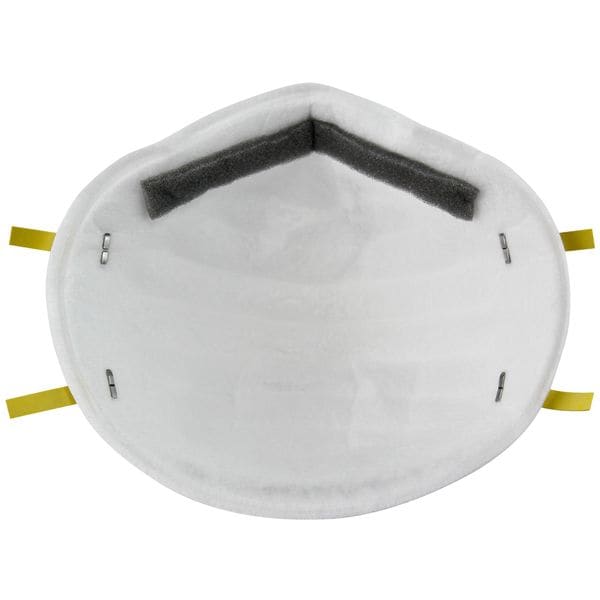 3M Disposable Respirator, N95, Molded, Dual, Non-Adjustable, Metal Nose Clip, S - 8110S