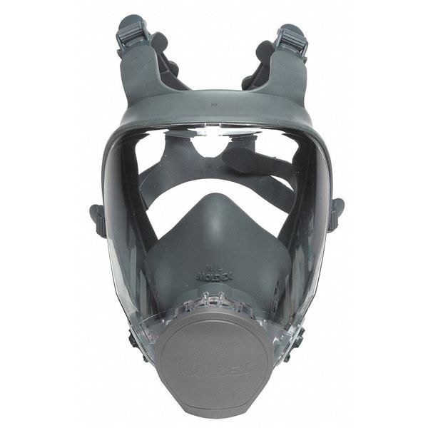Moldex Full Face Respirator, 9000 Series, Not Rated, Bayonet, Size M 0 Cartridges Included - 9002