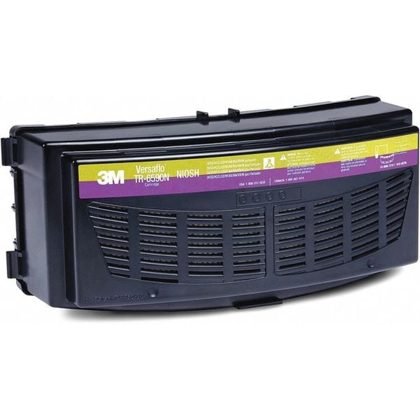 3M Combination Cartridge/Filter, TR-600, Magenta, Olive, Filter Retainer Cover - TR-6590N