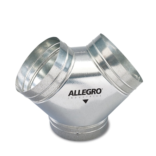 Allegro Industries Diameter Y-Duct Connector, 10.5 lbs, 16 - 9600-Y