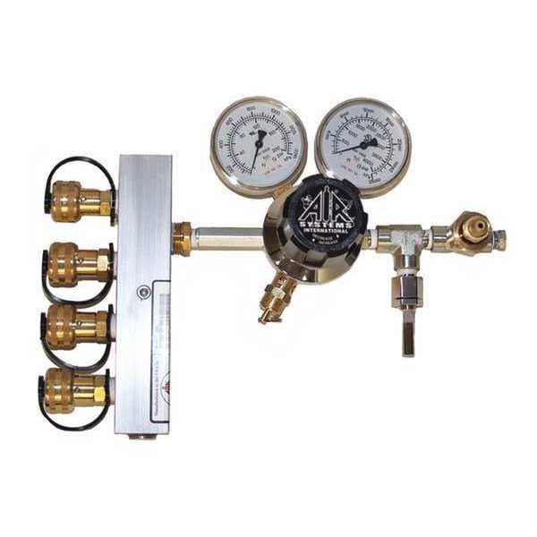 Air Systems Intl 4-Outlet Breathing Air Manifold - HP-CW1-346
