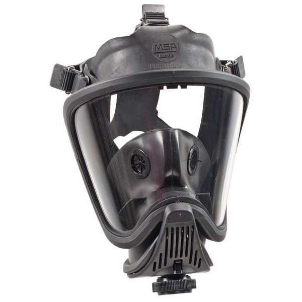 Msa Safety Full Face Respirator, Ultra Elite Series, Not Rated, Threaded, Size L 0 Cartridges Included - 493108