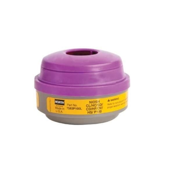 Honeywell North N Organic Vapor  Acid Gas Cartridge, 2Dispenser, 2PK - 7583P100L