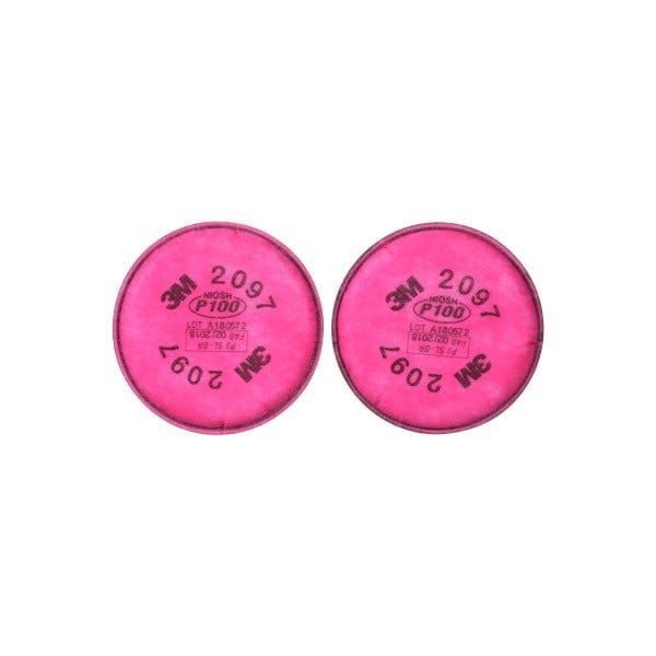 3M 2097 P100 Replacement Particulate Filters for  Respirators, 2PK - 50051131071846