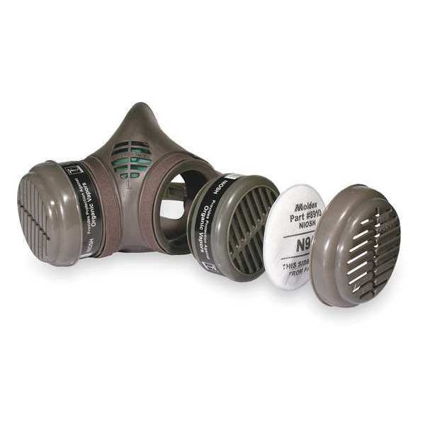 Moldex Half Mask Respirator Kit, 8000 Series, N95, Organic Vapor (OV), Snap-In Gasket, Size M - 8112N