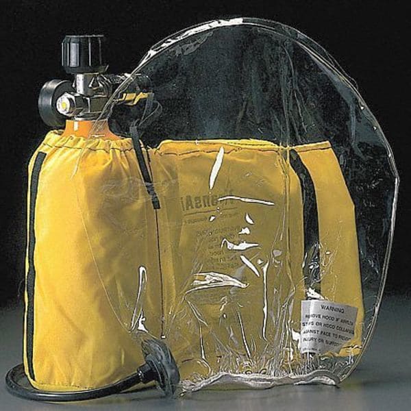 Msa Safety TransAire Emergency Escape Breathing Apparatus, EBA System, 5 min Escape Duration, 40 lpm Flow Rate - 10008292