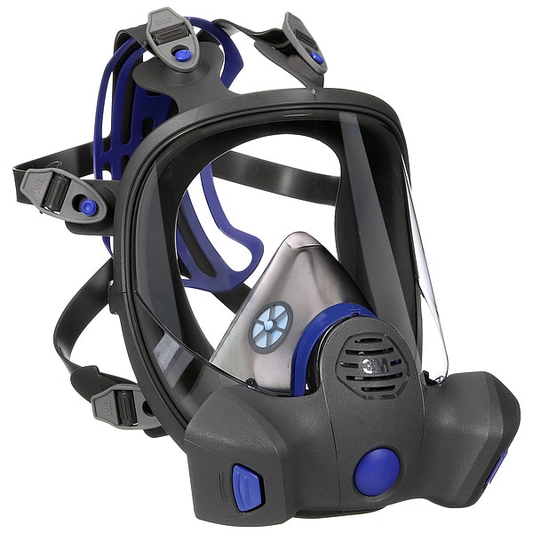 Secure Click Full Face Respirator, FF-800 Series, Not Applicable, Secure Click(TM), Size M 0 Cartridges Included - FF-802