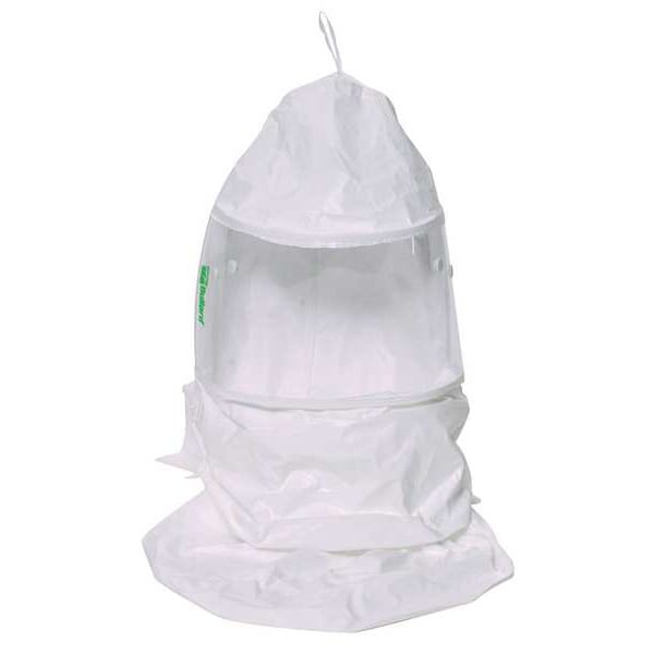 Bullard Double Bib Tychem QC Hood, Inner Bib, EVA Series, CC20, White - 20TICN