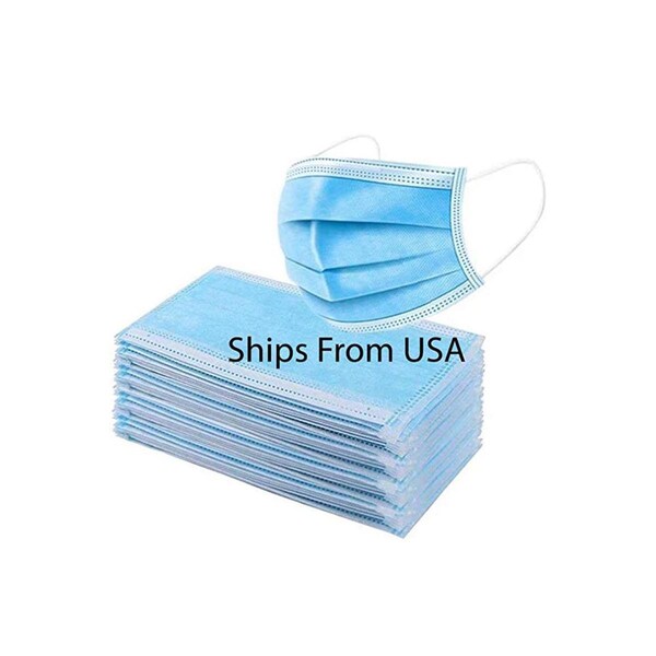 White Mark Disposable Protective Face Mask - Pack of 50 - DISPOSABLEMASK-50PACK