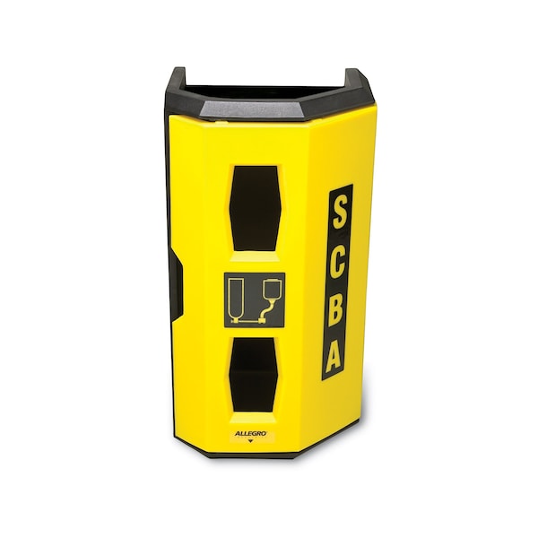 Allegro Industries Hi-Viz Heavy Duty Single SCBA Wall Case,  - 4125