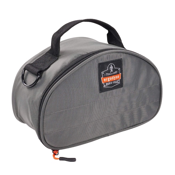 Ergodyne Clamshell Half Respirator Bag, Zipper Closure, Gray - 5187