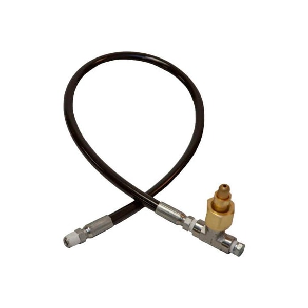 Air Systems Intl 30" Connecting Whip w/Tee, CGA-347, 5000 PSI,  - CW-30HP