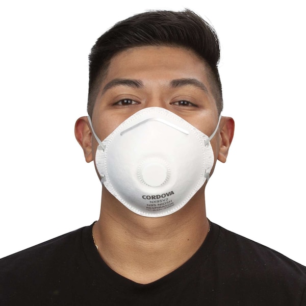 Cordova Respirator, Valved, N95 Valved, PK10 - NX95V