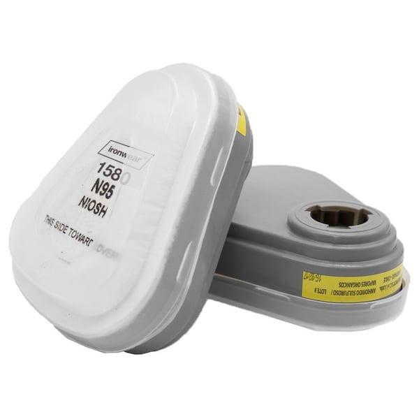 Ironwear Mixed Chemical Particulate Cartridge N95 Filter Rating - 1580