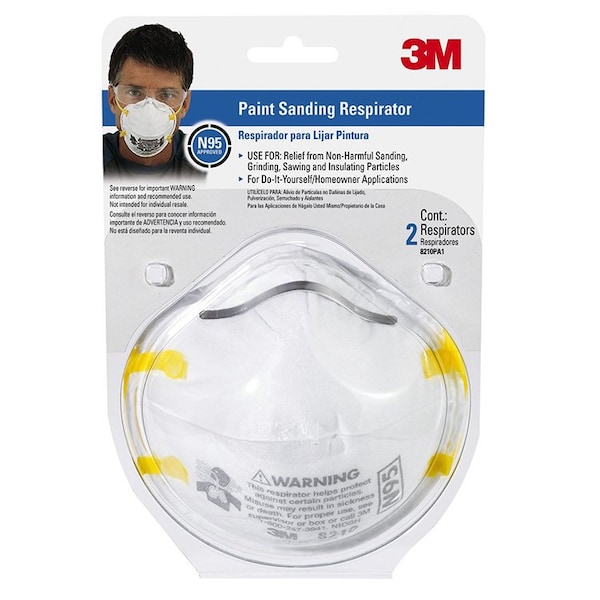 3M Tekk Paint Sanding Respr N95 2Pk - 8210PA1-A