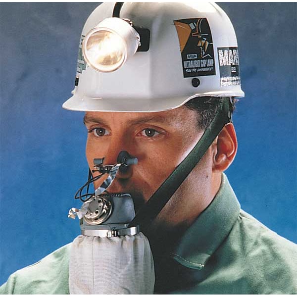 Msa Safety W65 Self Rescuer Respirator, PAPR System, Carbon Monoxide, 60 min Escape Duration - 455299