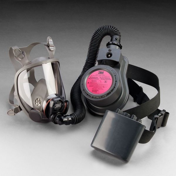 3M Full Face Respirator, Advantage 6000 Series, Not Rated, Bayonet, Size M 0 Cartridges Included - 6800DIN