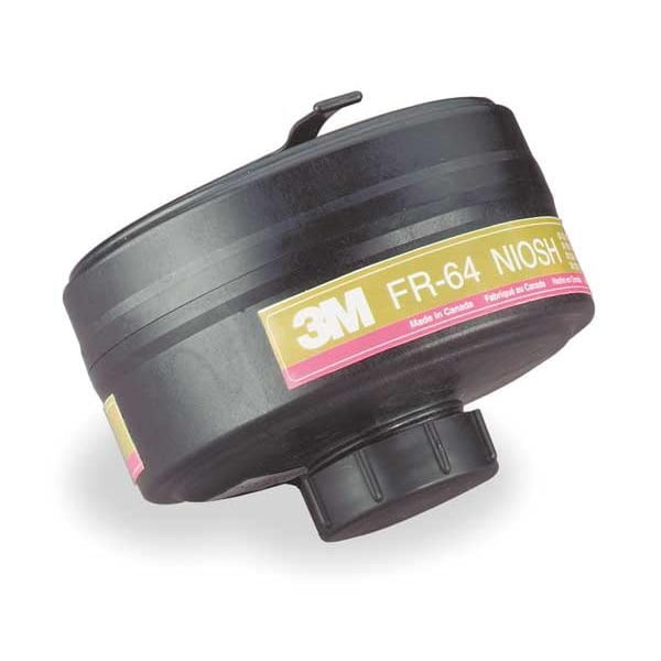 3M Gas Mask Canister, FR-M40, Magenta, Olive, Threaded, 3M(TM) Full Face 40 MM DIN - FR-64
