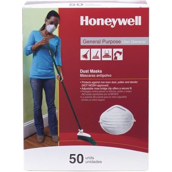 Honeywell Nuisance Disposable Dust Mask, 50PK - RWS-54001