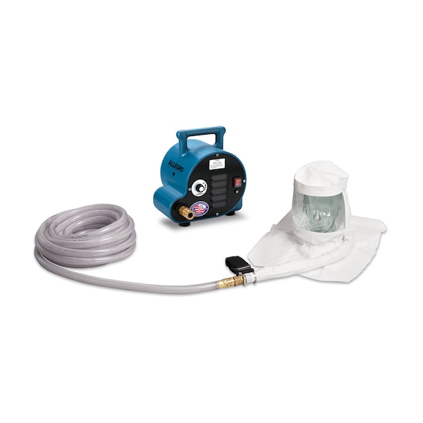 Allegro Industries Single Bib Tyvek Hood Breathing Air Blow - 9221-01A