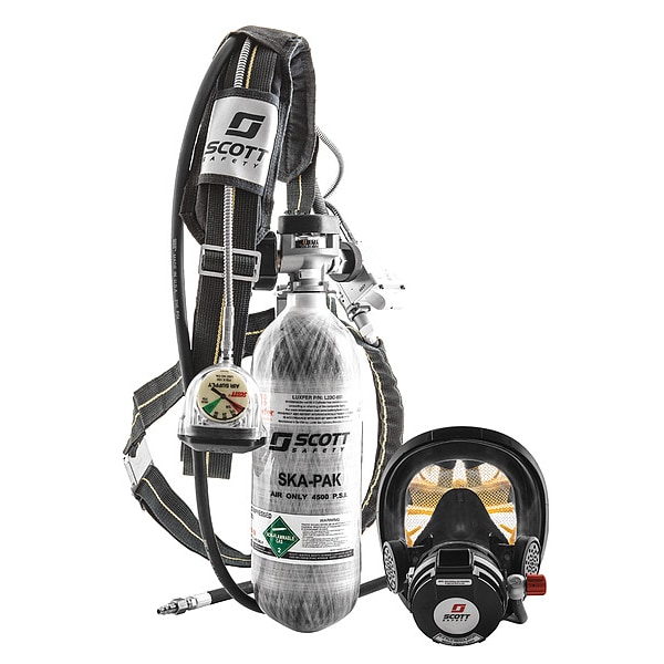 3M Scott Supplied Air System, 4500 psi, 15 min., Couplers: Schrader - SAR424060342001