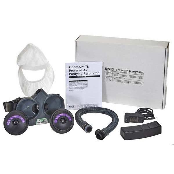 Msa Safety Powered Air Purifying Respirator, Full Hood, Belt-Mount, Universal - 10214805