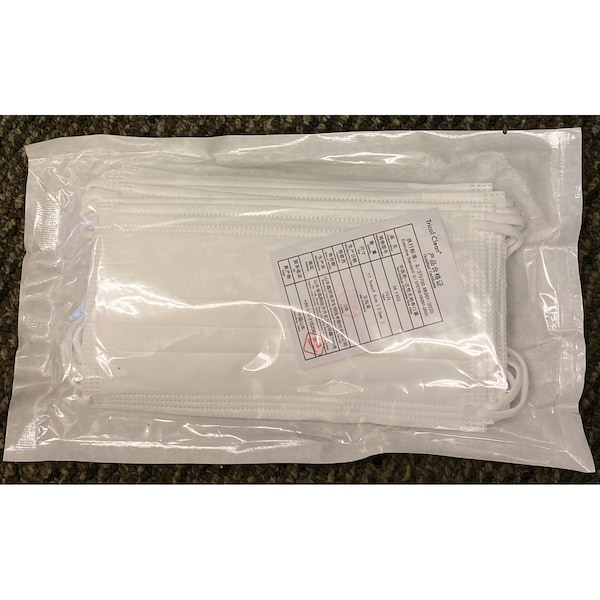 Tricol Clean 3-Ply DUST Mask, 10 PK - White - TC-PW-DM-10