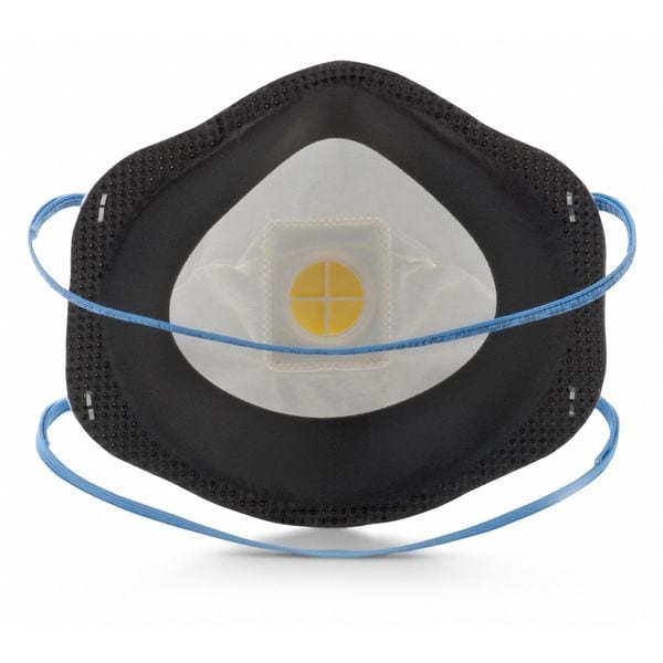 3M Disposable Respirator, P95, Molded, Dual, Non-Adjustable, Metal Nose Clip, M - 8271