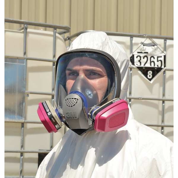 3M Ultimate FX Full Facepiece Reusable Respirator, FF-400 Series, Includes Speaking Diaphragm, Black, M - FF-402