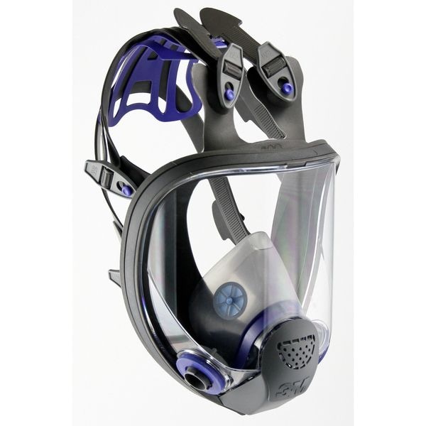 3M Ultimate FX Full Facepiece Reusable Respirator, FF-400 Series, Includes Speaking Diaphragm, Black, L - FF-403