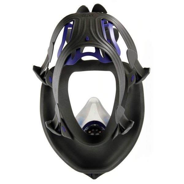 3M Ultimate FX Full Facepiece Reusable Respirator, FF-400 Series, Includes Speaking Diaphragm, Black, L - FF-403